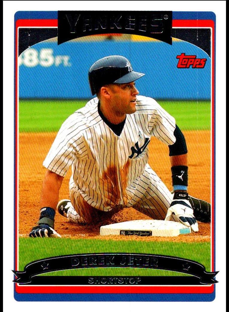 2006 Topps Baseball Derek Jeter #500 PSA 10