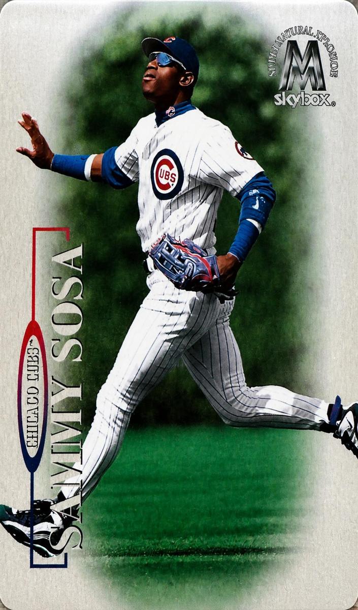 1999 Skybox Molten Metal Baseball Xplosion Sammy Sosa #145 BGS 9