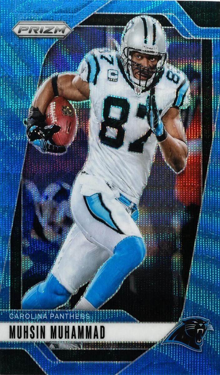 2024 Panini Prizm Football Blue Wave Muhsin Muhammad #44
