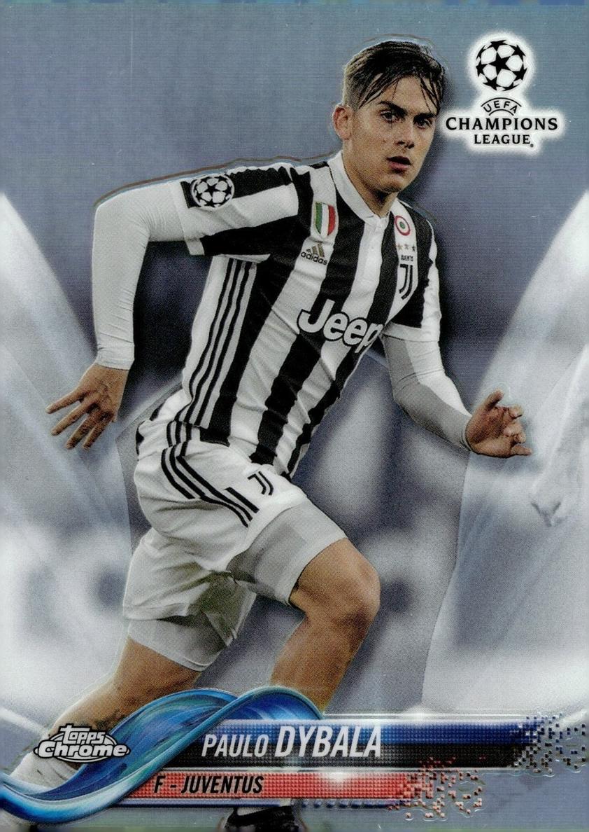 2017 Topps Chrome UEFA Champions League Soccer Refractor Paulo Dybala #88