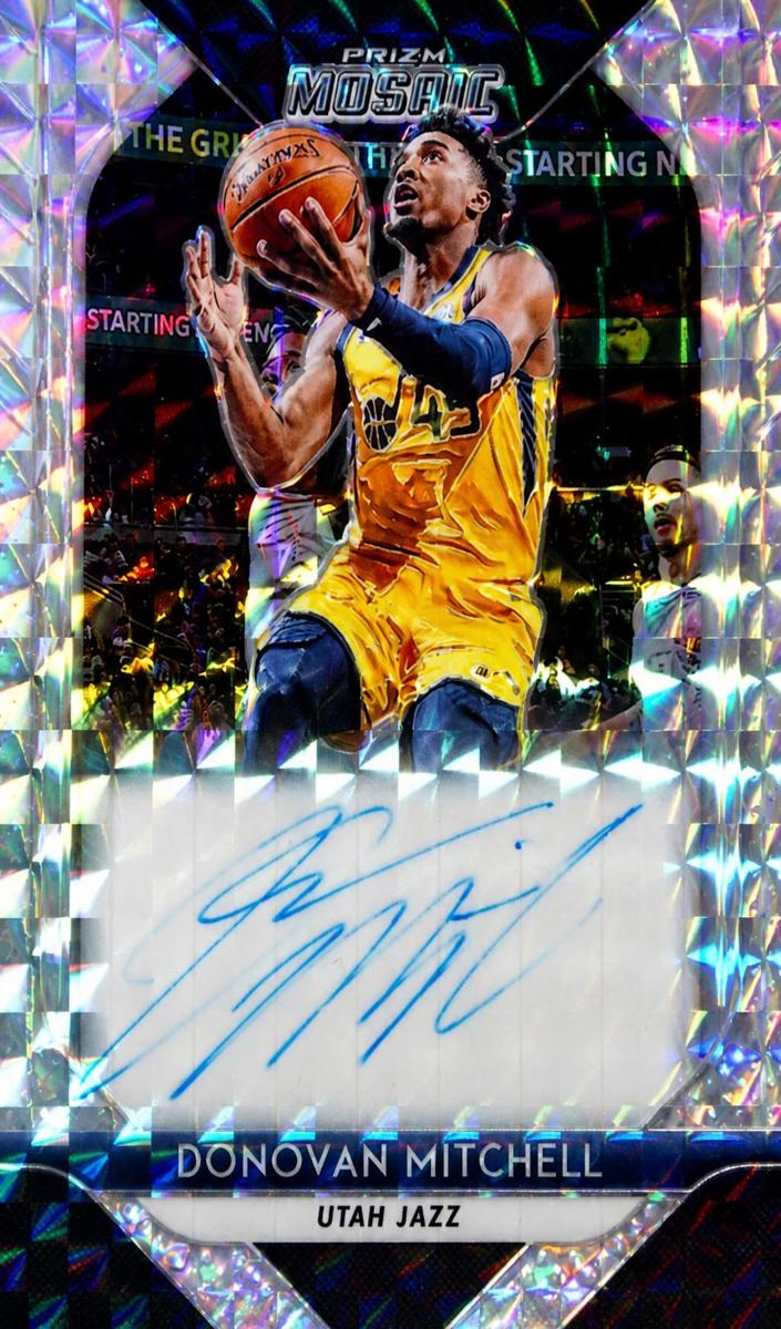 2018 Panini Prizm Mosaic Basketball Donovan Mitchell #MO-DM