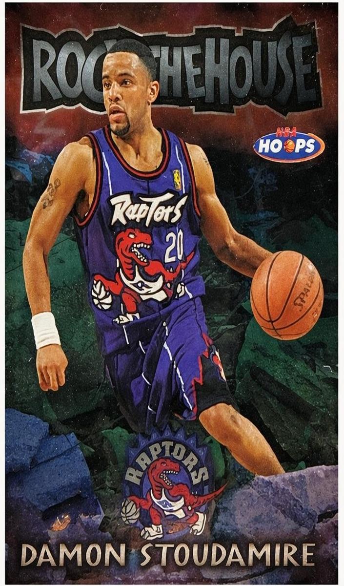 1997 Hoops Basketball Damon Stoudamire #RH8 PSA 9