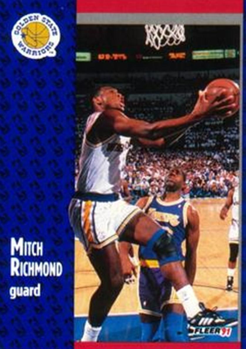 1991 Fleer Basketball Mitch Richmond #71 PSA 9