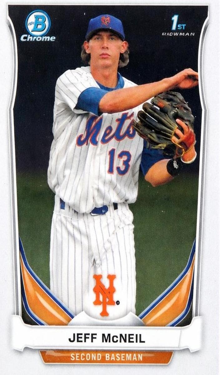 2014 Bowman Chrome Prospects Baseball Jeff McNeil #BCP-56 PSA 9
