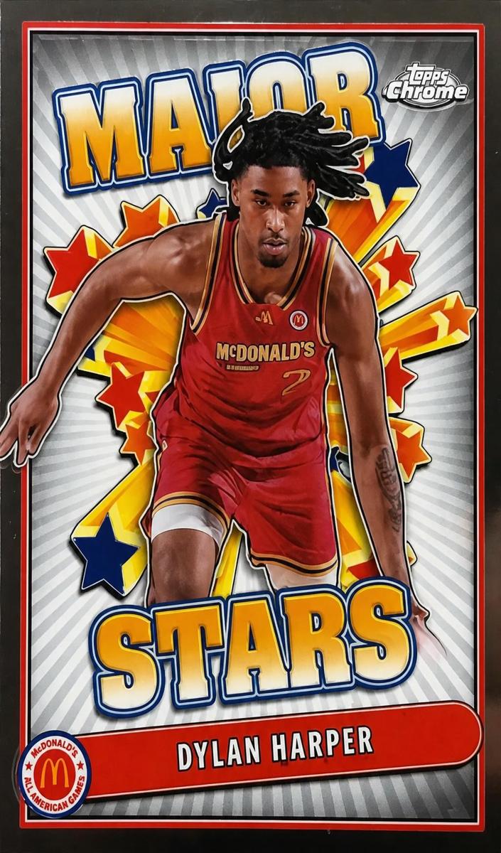 2024 Topps Chrome McDonald's All American Basketball Dylan Harper #SES-DYH PSA 9