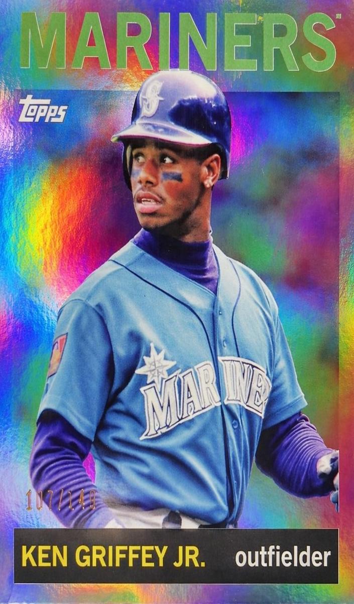 2025 Topps Archives Baseball Rainbow Foilboard Ken Griffey Jr. #48