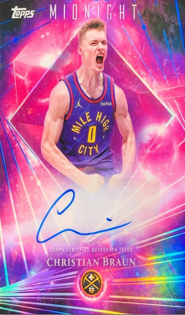 2025 Topps Midnight Basketball Christian Braun #DMA-CB