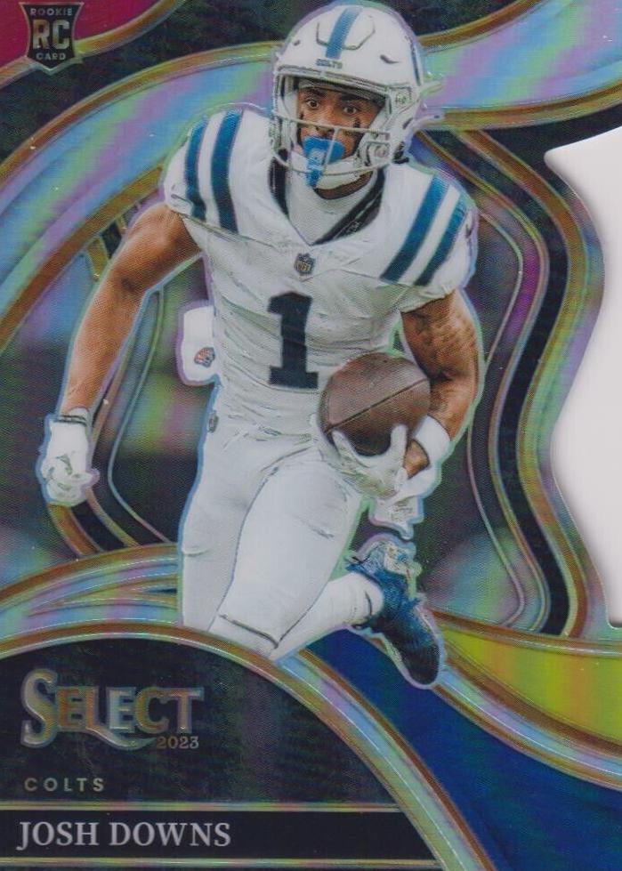 2023 Panini Prizm Football Red Yellow Josh Downs #345