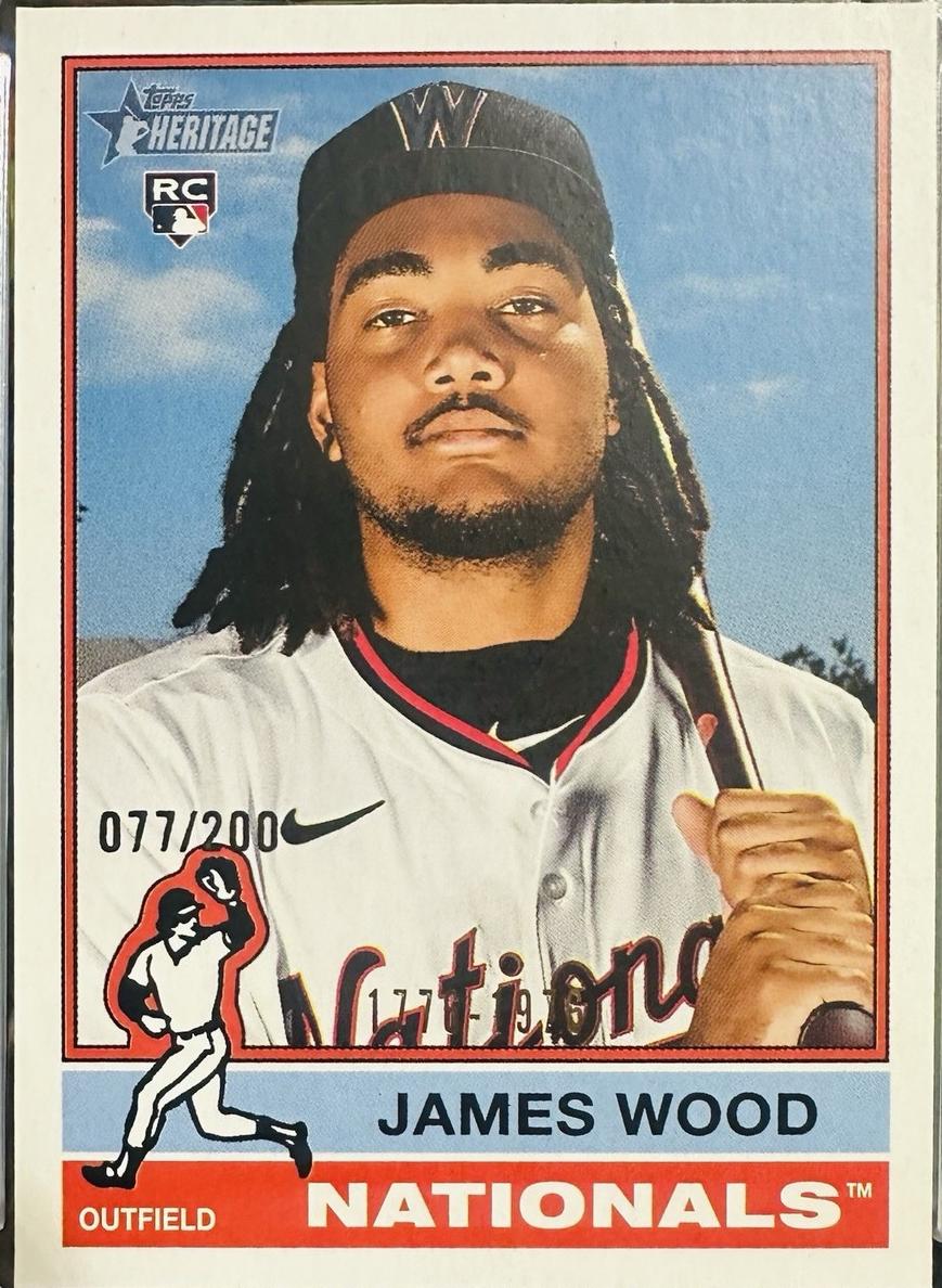2025 Topps Heritage Baseball Bicentennial James Wood #231