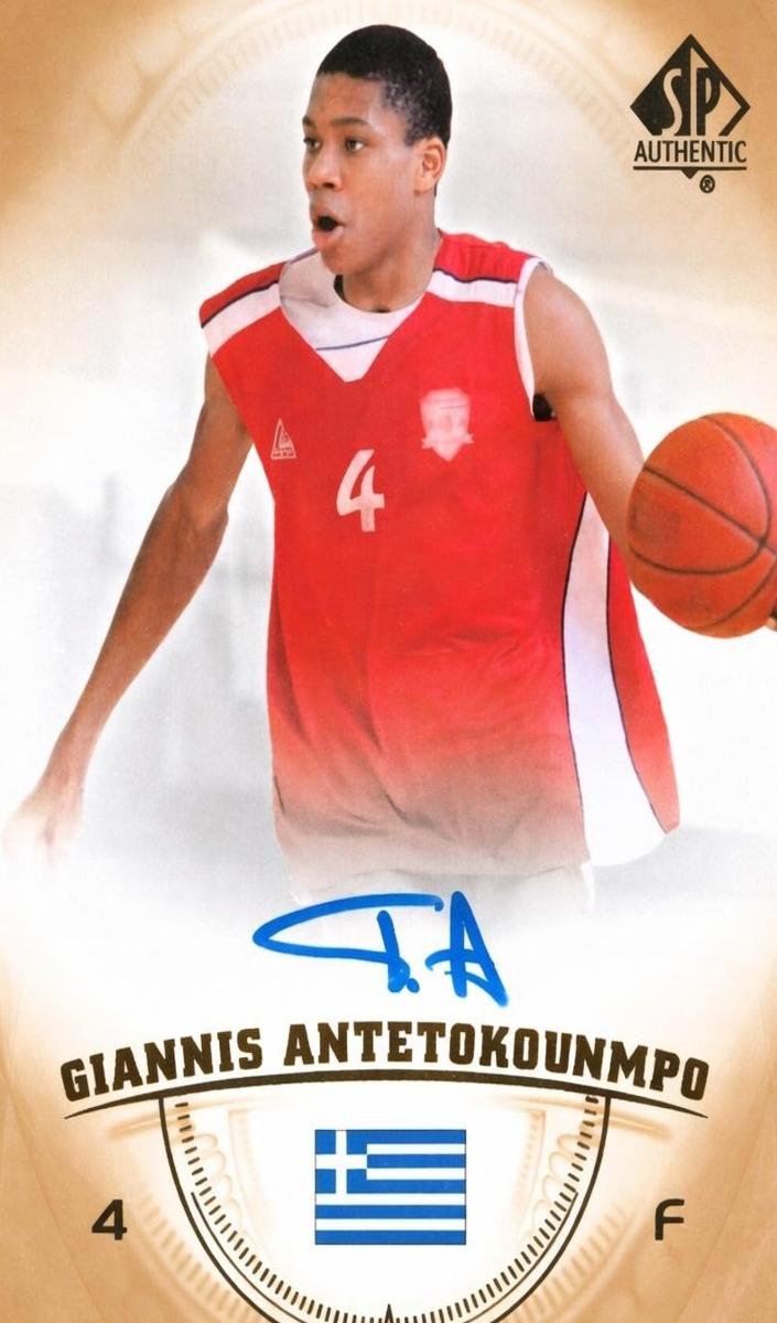 2013 SP Authentic Basketball Giannis Antetokounmpo #36