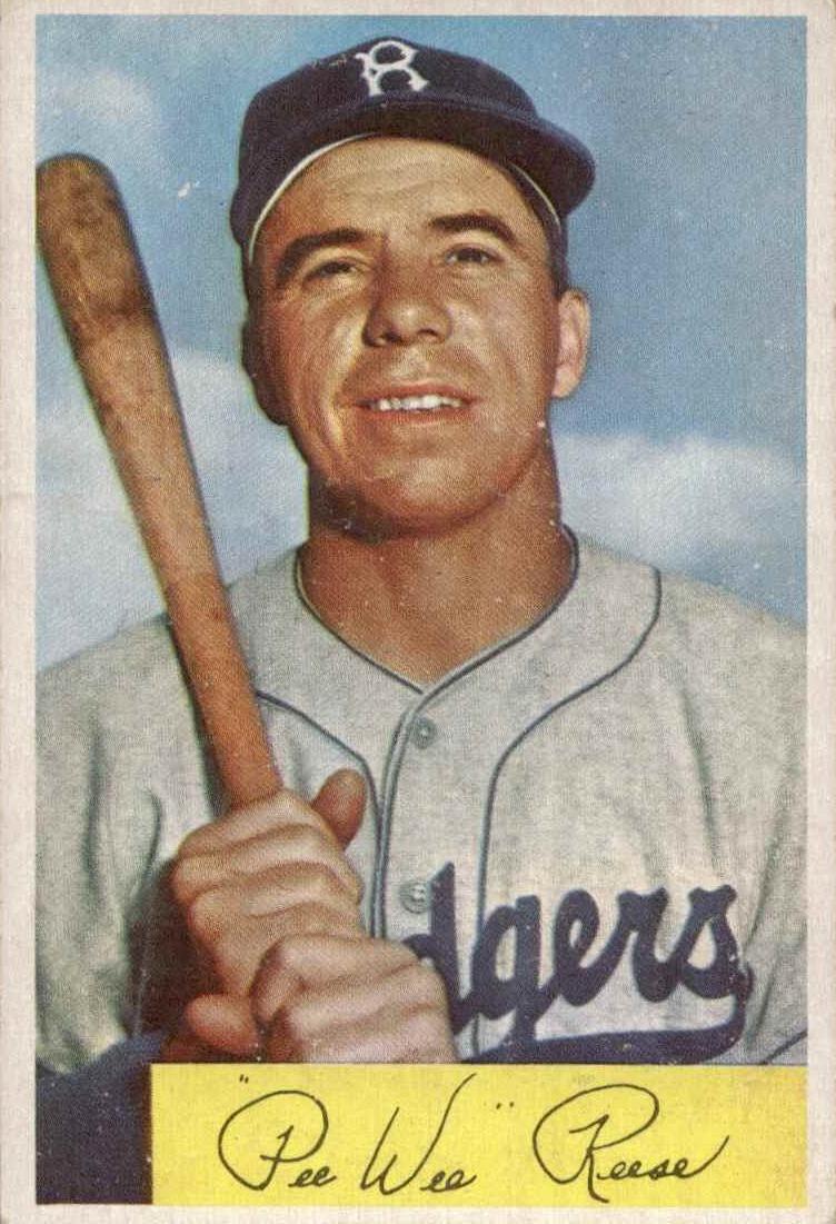 1954 Bowman Baseball Pee Wee Reese #58 PSA 5.5