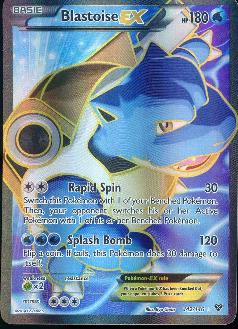 2014 Pokemon XY Blastoise #142 PSA 9