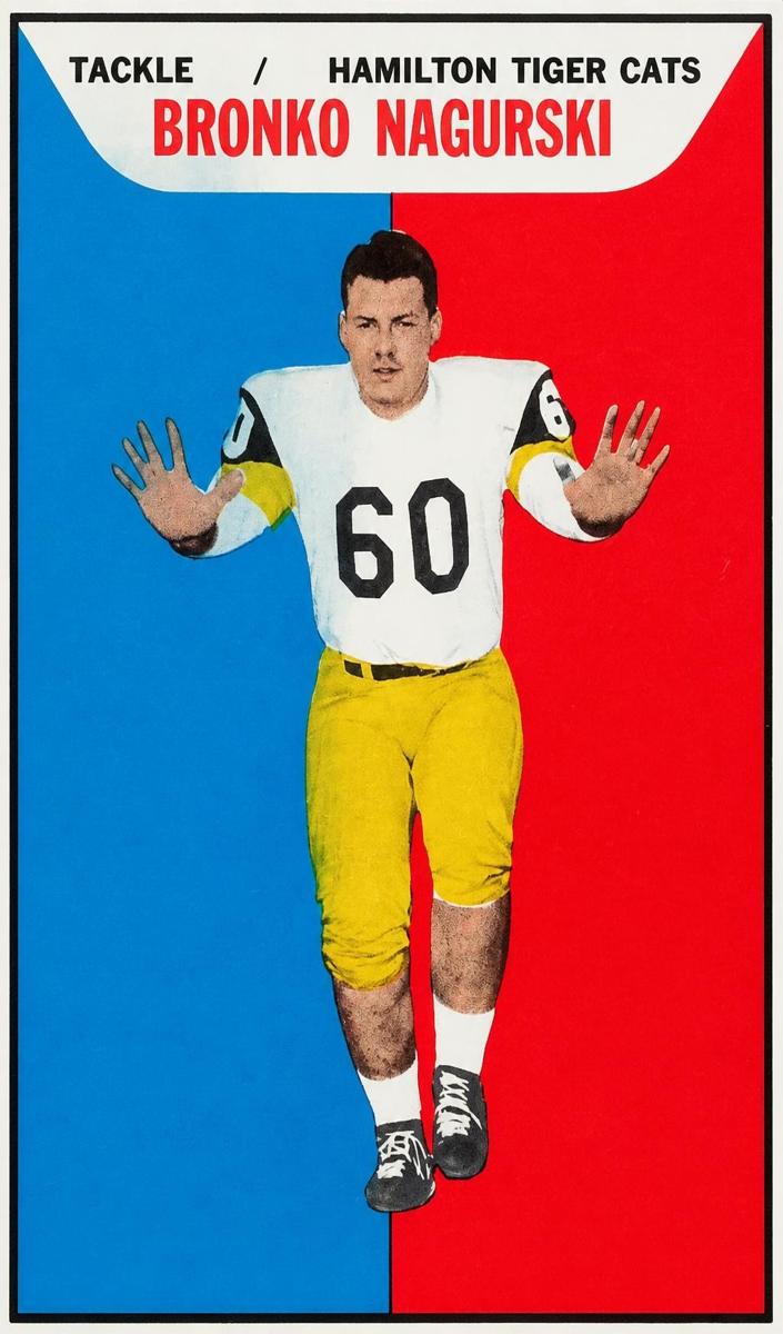 1965 Topps CFL Football Bronko Nagurski #56