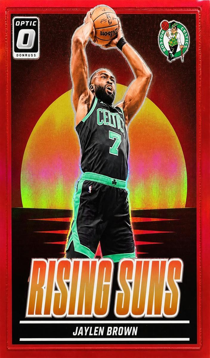 2024 Donruss Optic Basketball Red Jaylen Brown #17