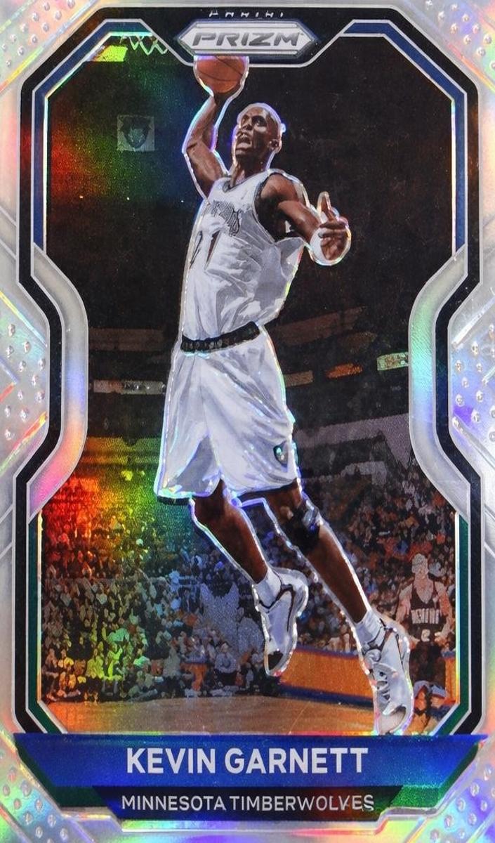 2020 Panini Prizm Basketball Silver Kevin Garnett #187