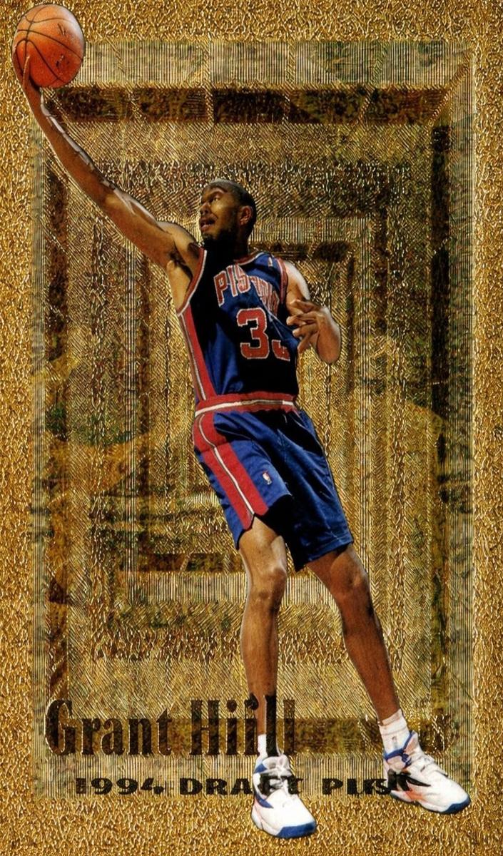1994 Topps Embossed Basketball Golden Idols Grant Hill #103 PSA 10