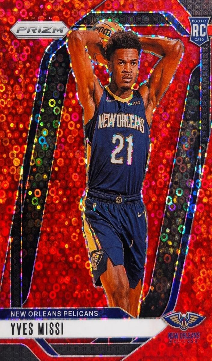2024 Panini Prizm Basketball Fast Break Red Yves Missi #233 PSA 9