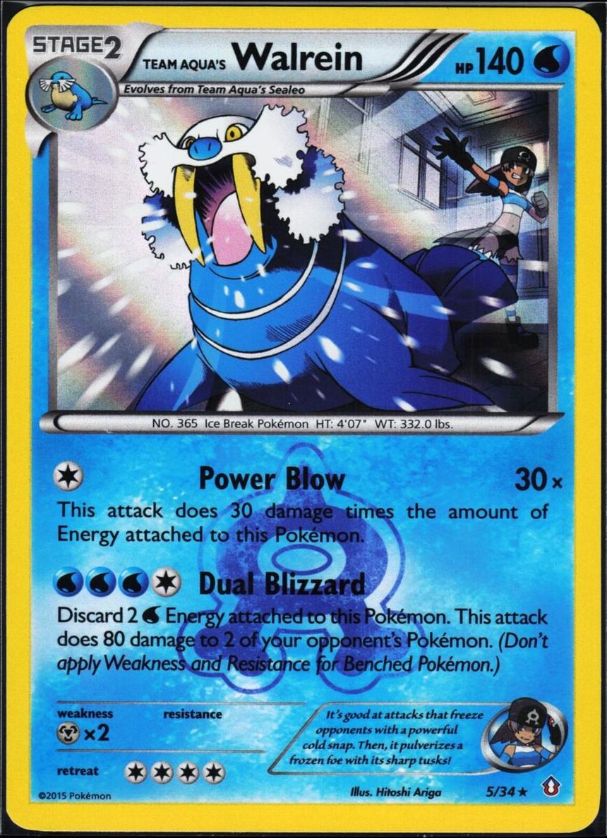 Team Aqua's Walrein