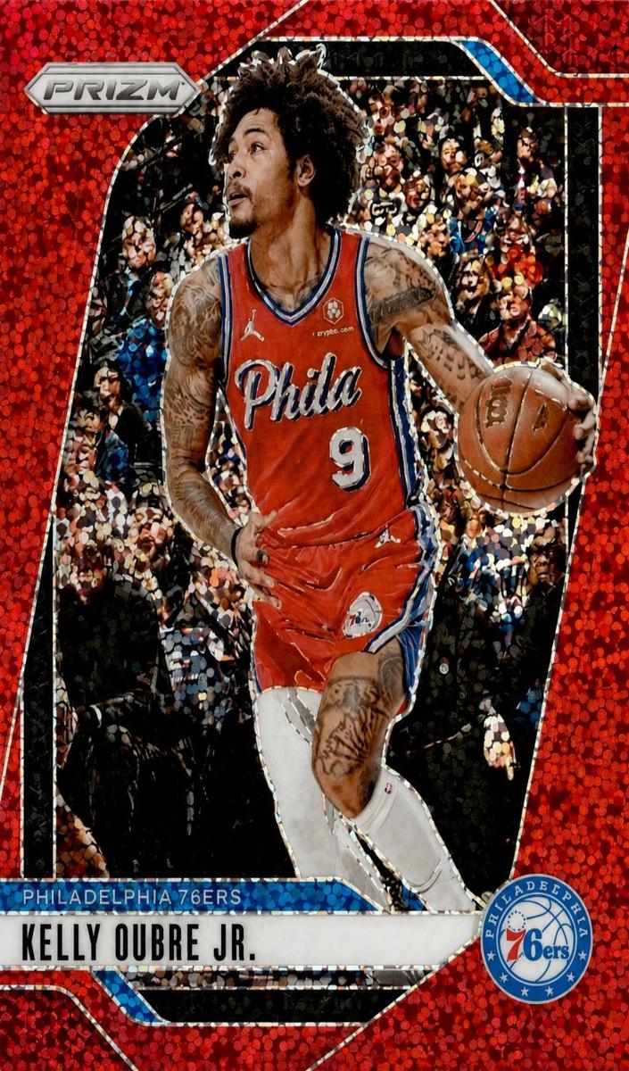 2024 Panini Prizm Basketball Red Sparkle Kelly Oubre Jr. #9