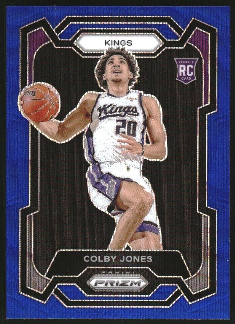 2023 Panini Prizm Basketball Blue Wave Colby Jones #160