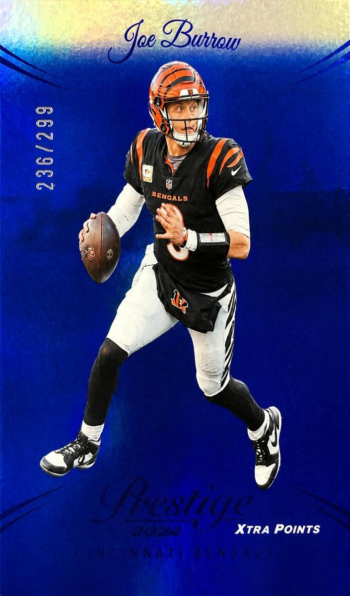 2024 Panini Prestige Football Blue Premium Xtra Points Joe Burrow #57