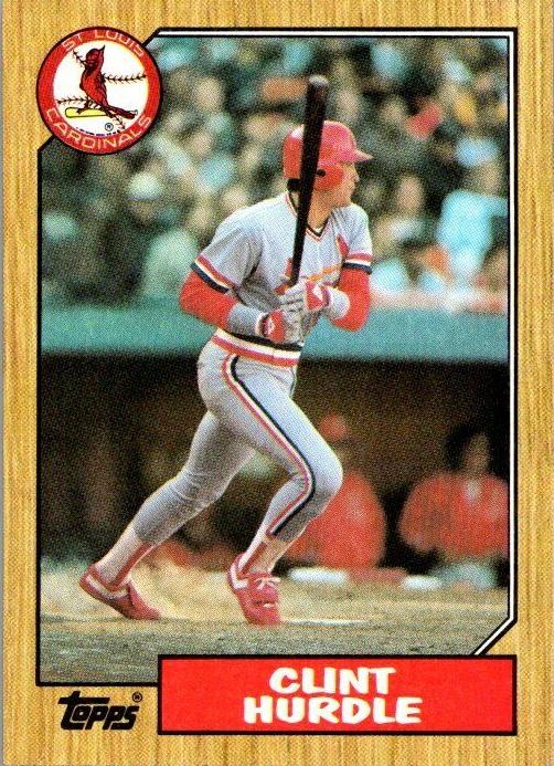 1987 Topps Baseball Clint Hurdle #317