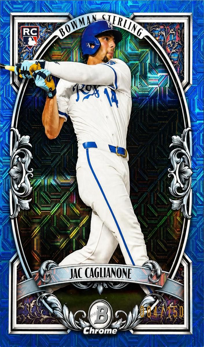 2026 Bowman Mega Box Baseball Blue Mojo Refractor Jac Caglianone #BST-14