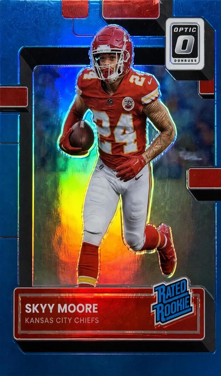 2022 Donruss Optic Football Aqua Skyy Moore #224