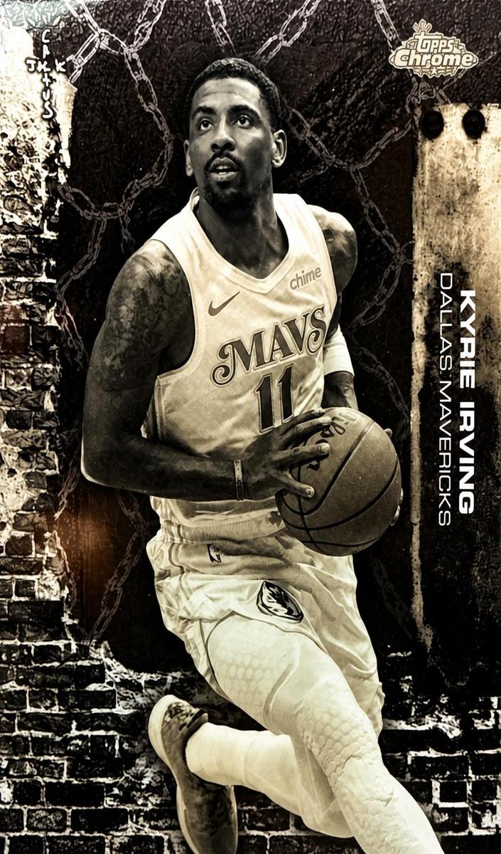 2025 Topps Chrome Cactus Jack Basketball Refractor Kyrie Irving #52