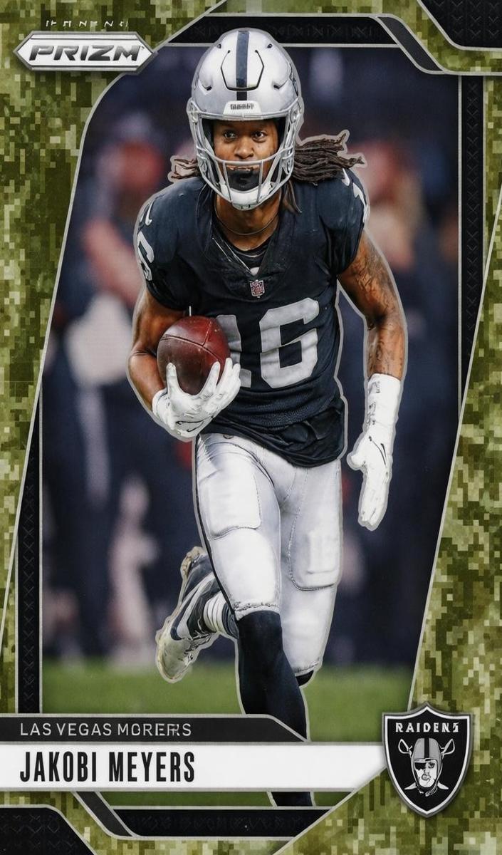 2024 Panini Prizm Football Forest Camo Jakobi Meyers #151