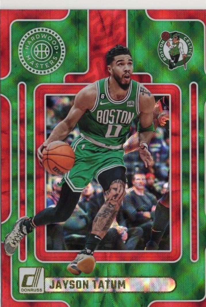 2023 Panini Donruss Basketball Red Jayson Tatum #14 PSA 9