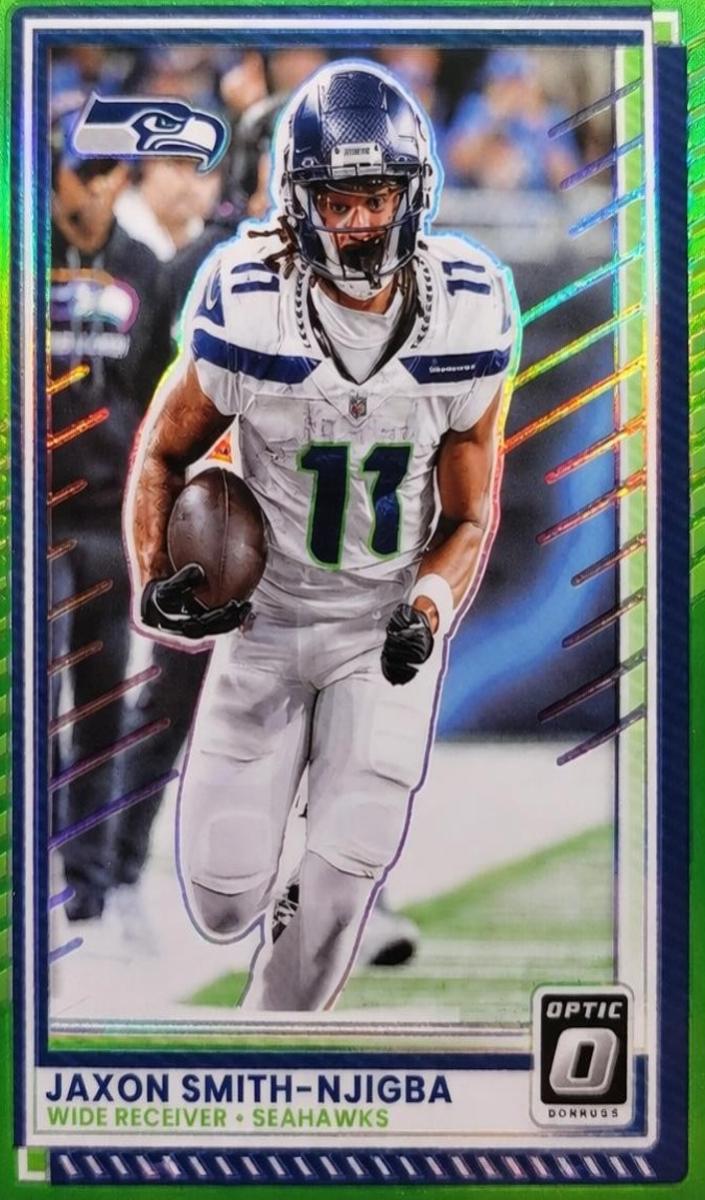 2025 Donruss Optic Football Neon Green Jaxon Smith-Njigba #7