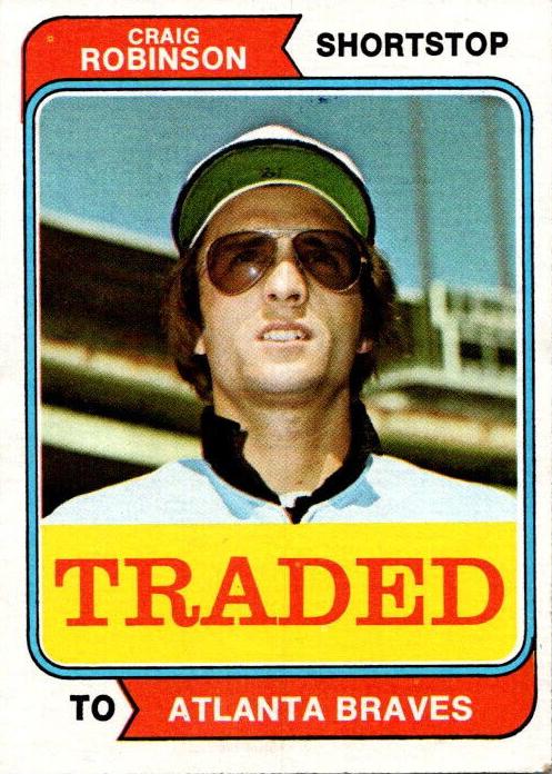 1974 Topps Baseball Craig Robinson #23