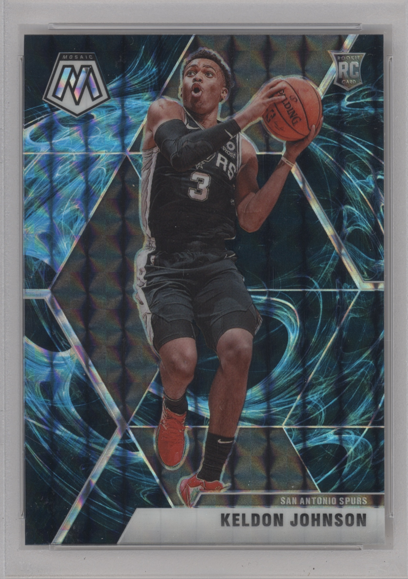 2019 Panini Mosaic Basketball Genesis Keldon Johnson #238 PSA 10