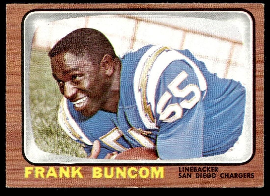 1966 Topps Football Frank Buncom #120