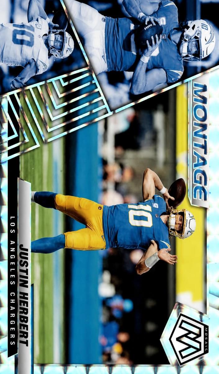 2022 Panini Mosaic Football Justin Herbert #M-3