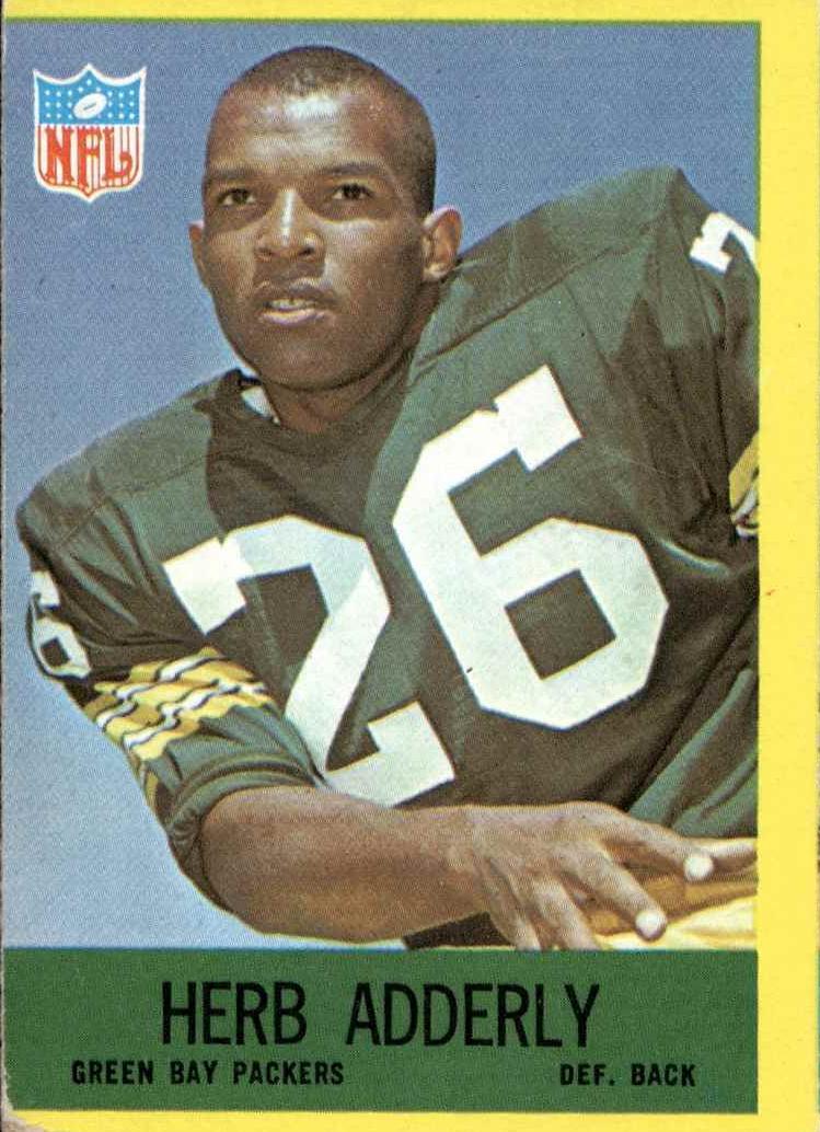 1967 Philadelphia Football Herb Adderley #74