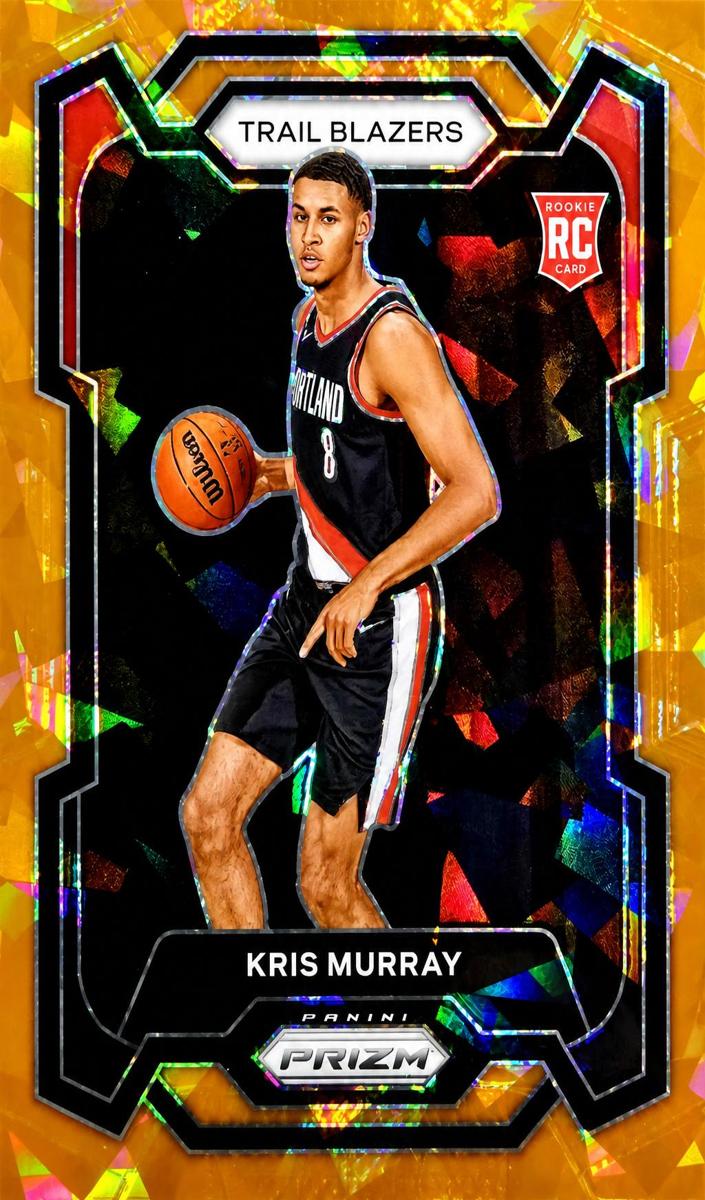 2023 Panini Prizm Basketball Orange Ice Kris Murray #142 PSA 9