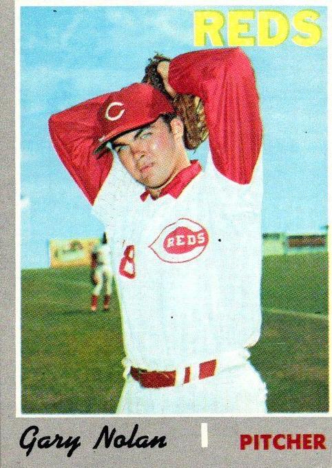1970 Topps Baseball Gary Nolan #484 PSA 8