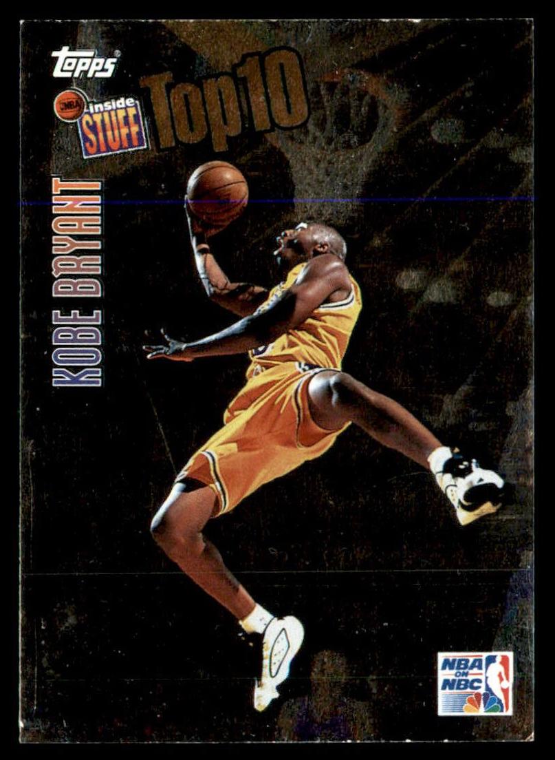 1997 Topps Basketball Kobe Bryant #IS9 PSA 8