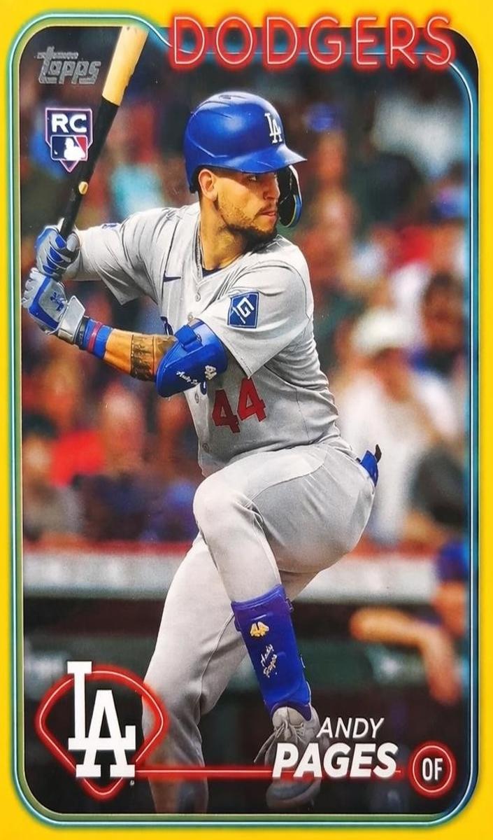 2024 Topps Update Baseball Yellow Andy Pages #US221