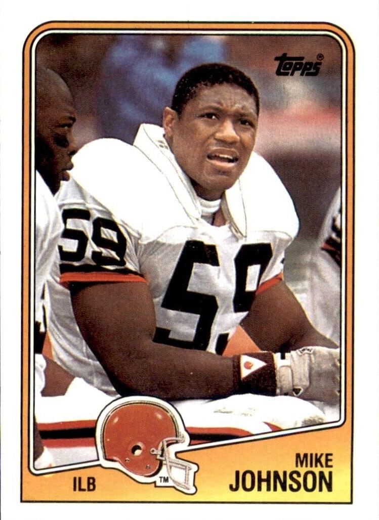 1988 Topps Football Mike Johnson #96 PSA 9