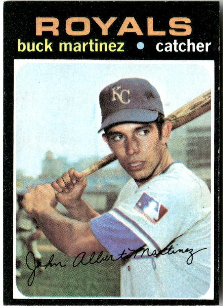 1971 Topps Baseball Buck Martinez #163 PSA 8