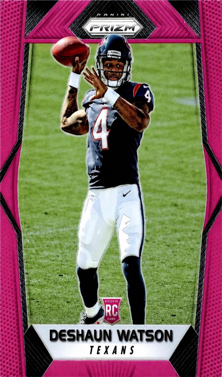 2017 Panini Prizm Football Pink Deshaun Watson #279 PSA 10