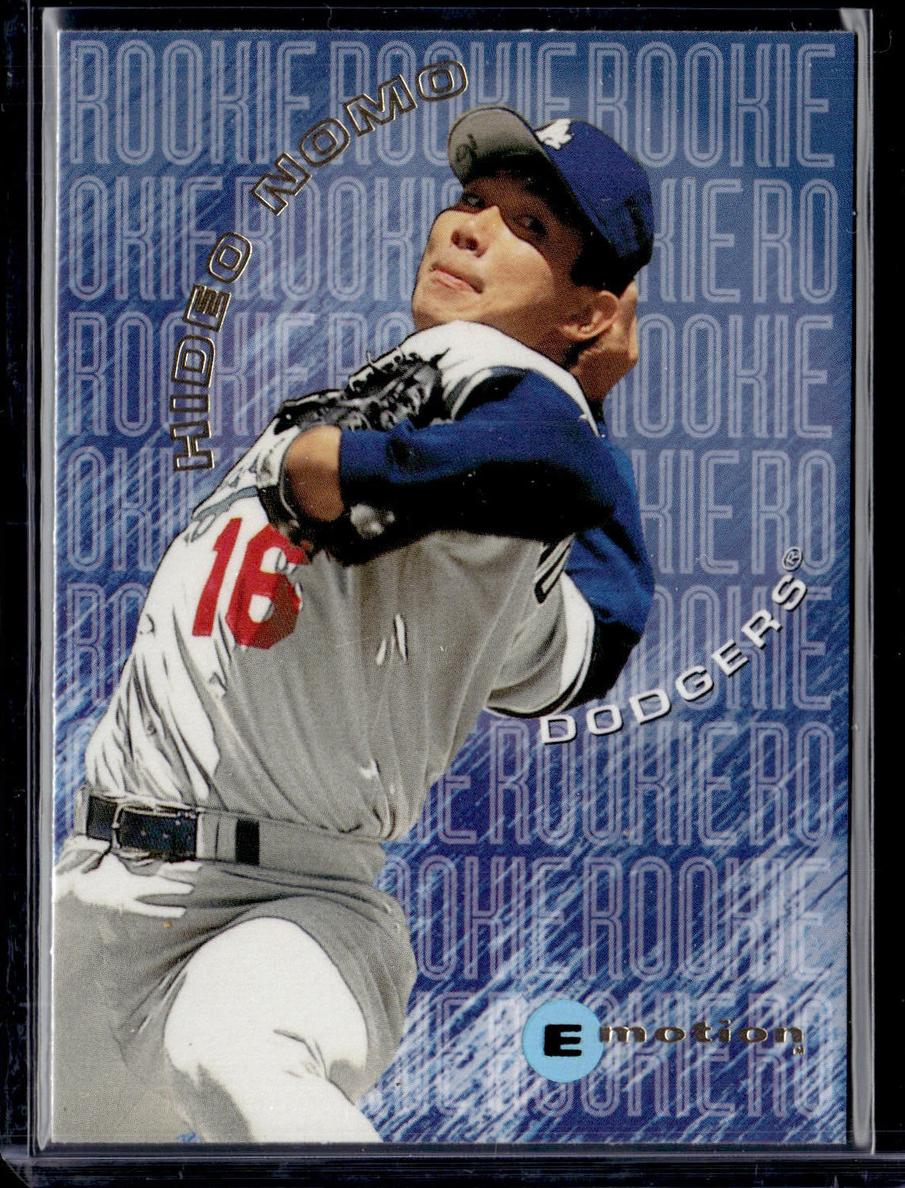 1995 Skybox Emotion Baseball Hideo Nomo #9 PSA 9