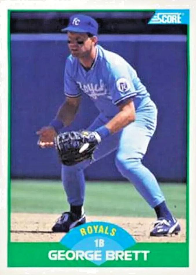 1989 Score Baseball George Brett #75 PSA 10