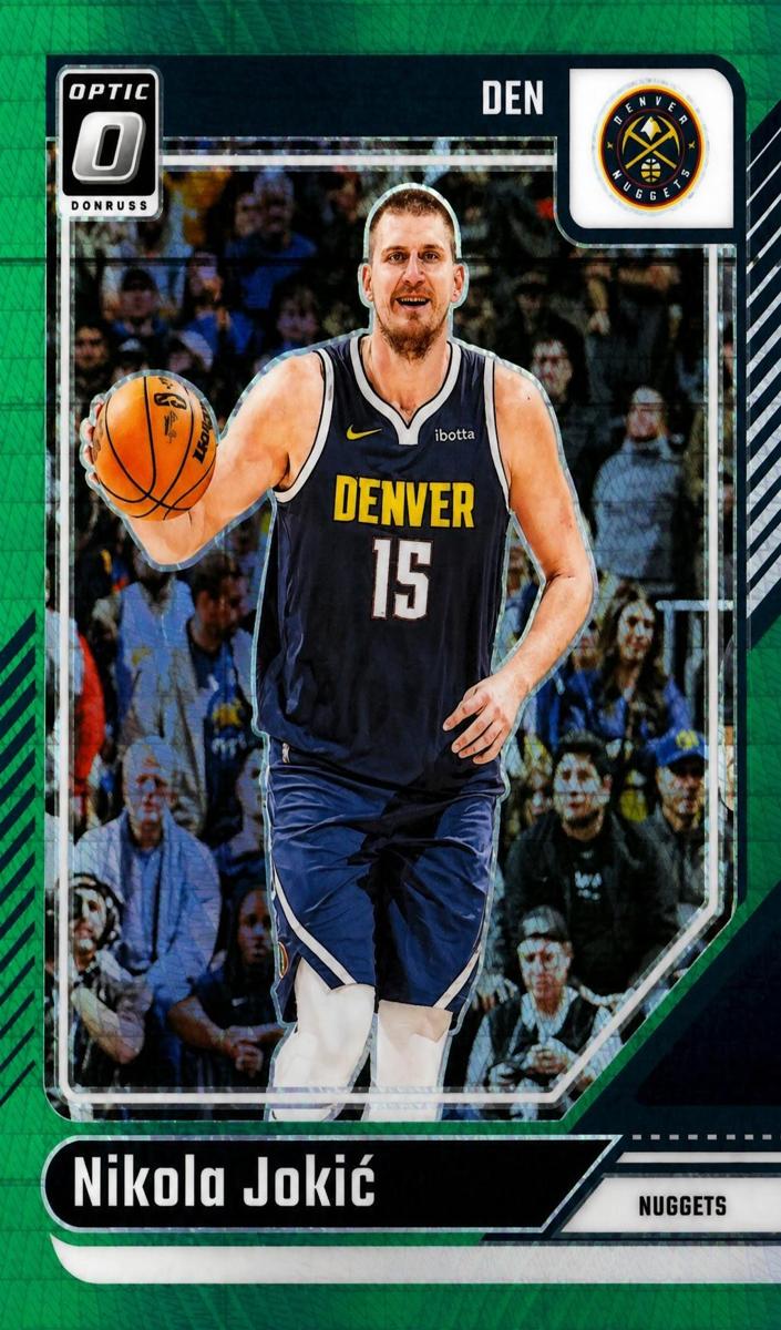 2024 Donruss Optic Basketball Hyper Green Nikola Jokic #100