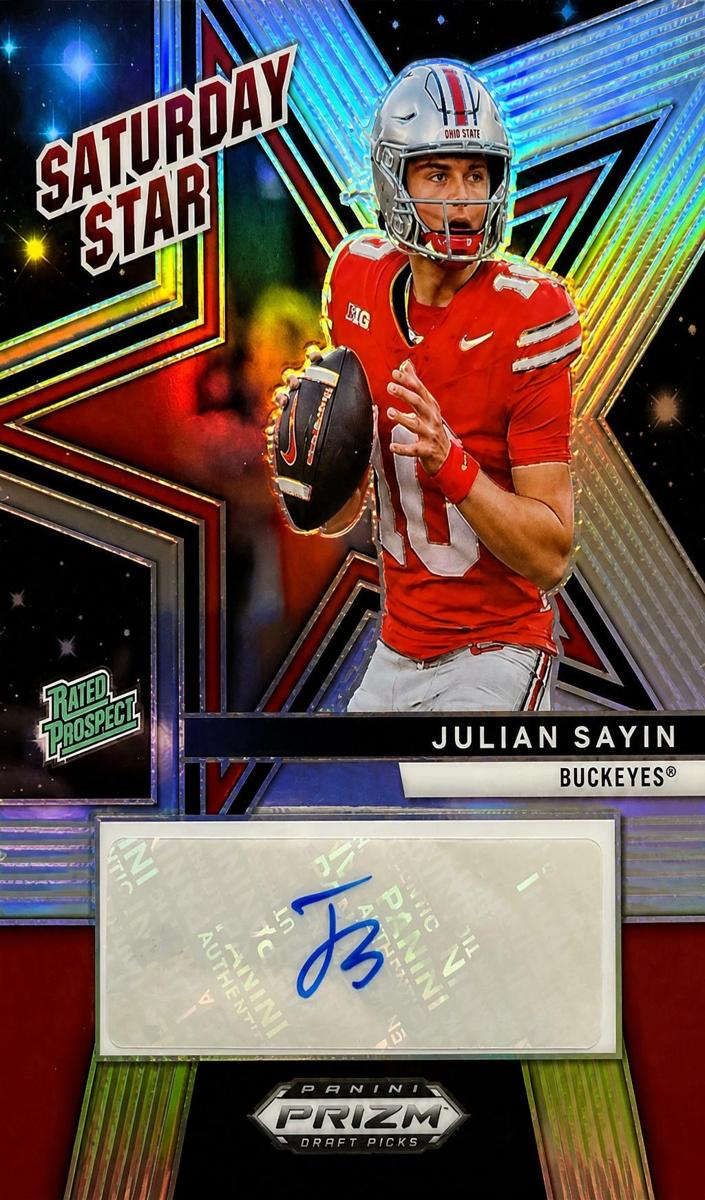 2025 Panini Prizm Draft Picks Football Julian Sayin #SSS-JSN