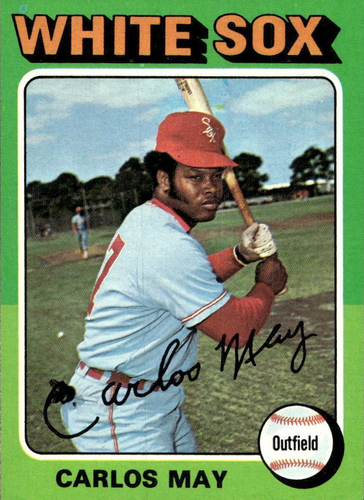 1975 Topps Baseball Carlos May #480 PSA 8.5