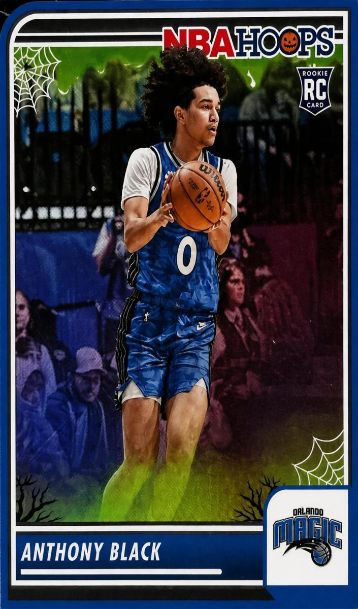 2023 Panini Haunted Hoops Basketball Holo Webs Anthony Black #88